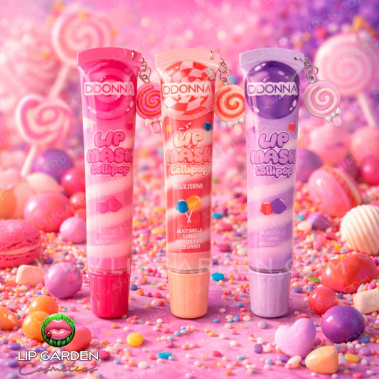 LIP MASK LOLLIPOP EN TUBO CON CHARM DE PIRULETA