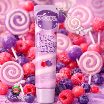 LIP MASK LOLLIPOP EN TUBO CON CHARM DE PIRULETA