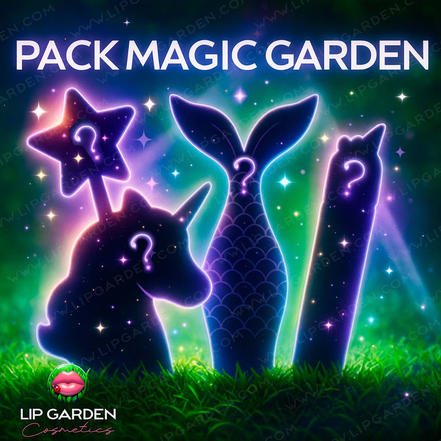 PACK MAGIC GARDEN | 4 LABIALES SORPRESA | LIP GARDEN