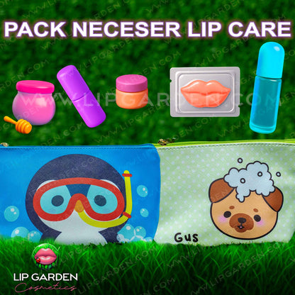PACK NECESER LIP CARE SORPRESA | 5 productos para labios + neceser Lip Garden