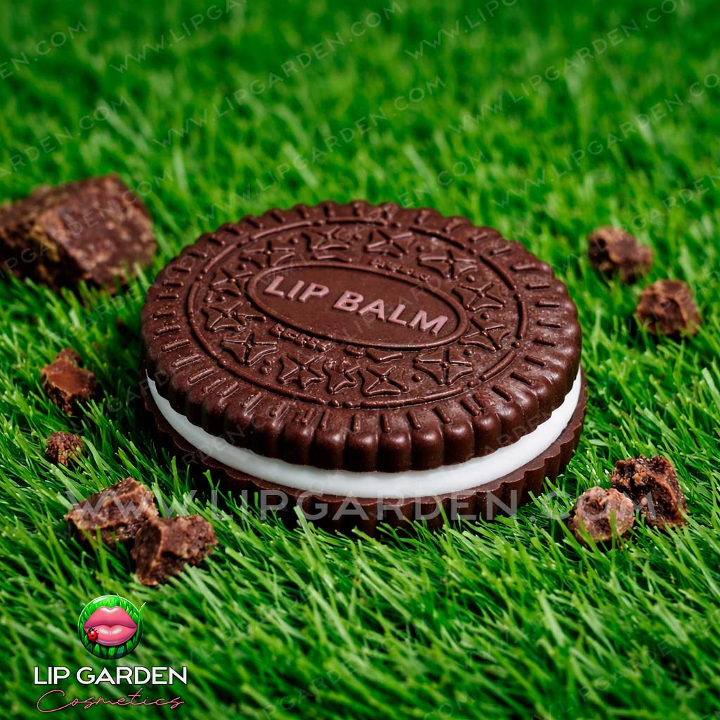 BÁLSAMO LABIAL EN FORMA DE GALLETA DE CHOCOLATE
