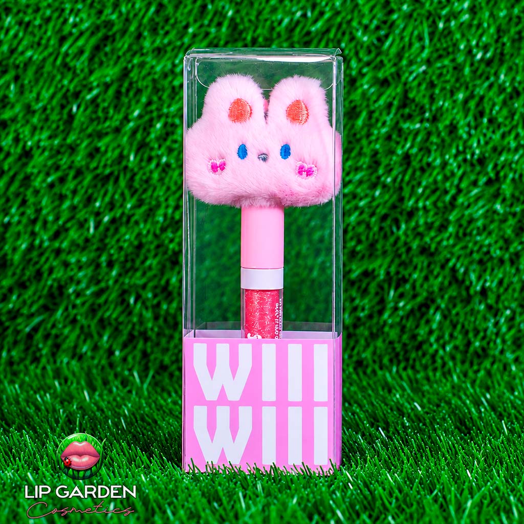 LIPGLOSS PELUCHE - GLOSS CON GLITTER EN 4 DISEÑOS