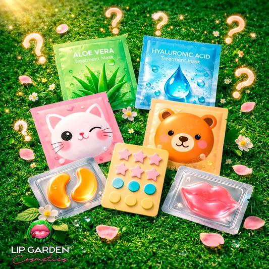 SKINCARE BAGS SORPRESA | PACK SKINCARE SORPRESA | LIP GARDEN